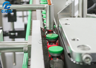 Mesin Pelabelan Botol Kaca Botol Bulat Semi Otomatis PLC Dengan Siemens