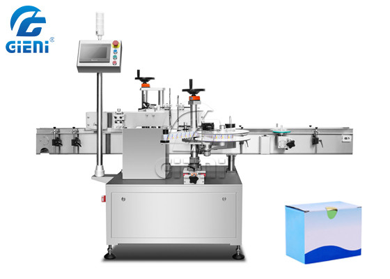50hz Single Side Box Corner Labeling Machine Kecepatan Tinggi 80 - 300Pcs / Min
