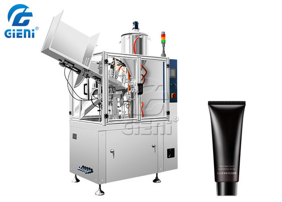 Kontrol PLC 50ML Mesin Pengisian Tabung Kosmetik Dengan Sistem Pendingin Air